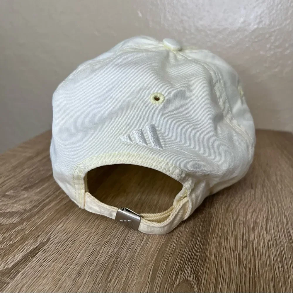 Adidas Climalite Light Yellow Ball Cap Hat Adjustable One size